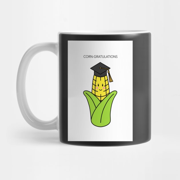 Graduation Corn-gratulations Pun by PanyaCreative